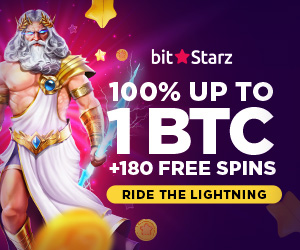 BitStarz Casino - 100% up to 1 BTC + 180 Free Spins